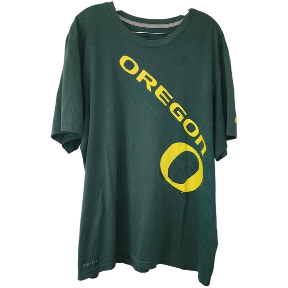 Nike Other - Nike Dri-Fit Oregon ducks t-shirt Green Yellow Size XL
